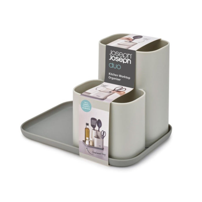 Joseph Joseph Duo  Worktop Organiser - Grey