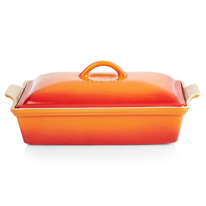Le Creuset Stoneware Heritage Rectangular Dish with Lid - 33cm