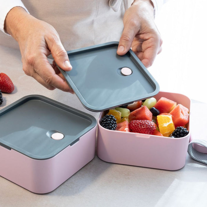 Cuisena RPET Square Bento Box - 2 layer