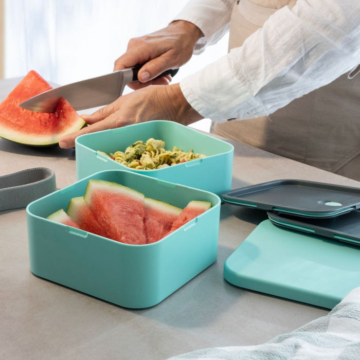 Cuisena RPET Square Bento Box - 2 layer