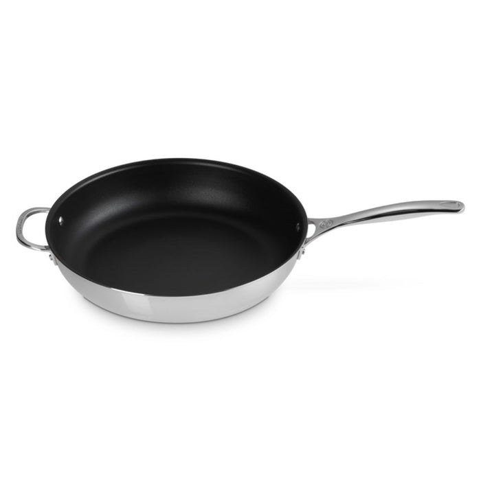 Le Creuset Signature 3 Ply Stainless Steel Deep Non-Stick Fry Pan with Helper Handle - 32cm