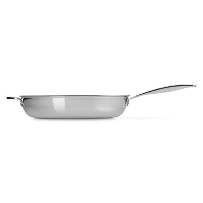 Le Creuset Signature 3 Ply Stainless Steel Deep Non-Stick Fry Pan with Helper Handle - 32cm