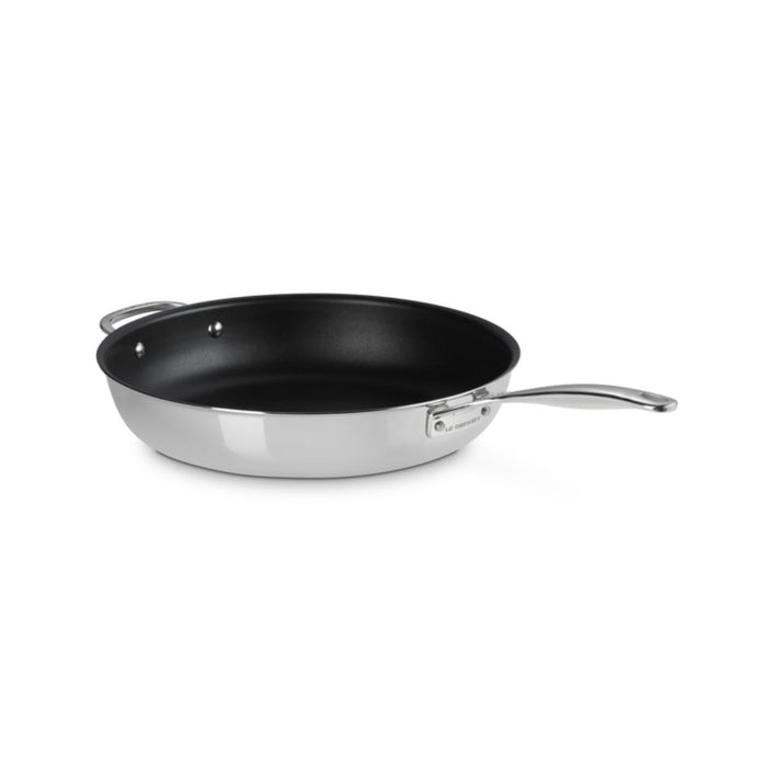 Le Creuset Signature 3 Ply Stainless Steel Deep Non-Stick Fry Pan with Helper Handle - 32cm