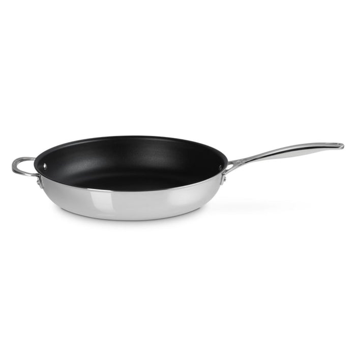 Le Creuset Signature 3 Ply Stainless Steel Deep Non-Stick Fry Pan with Helper Handle - 32cm