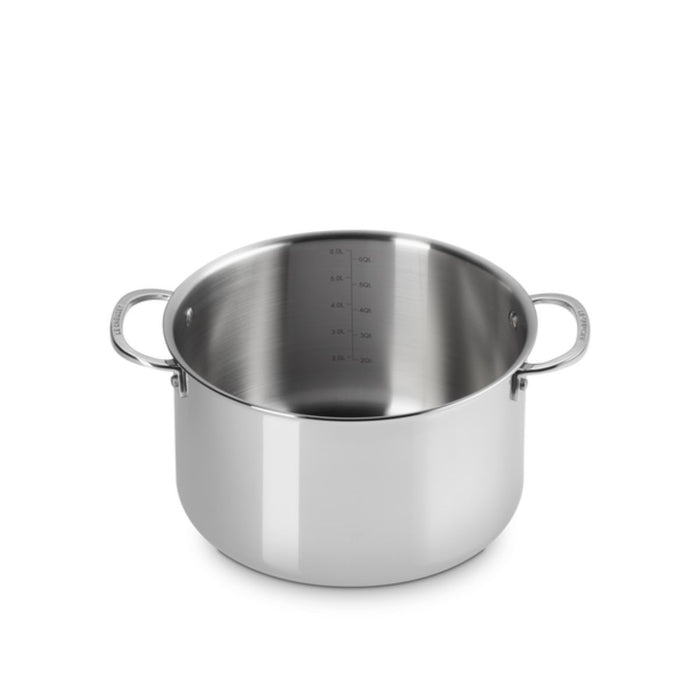 Le Creuset Signature 3 Ply Stainless Steel Stockpot - 24cm