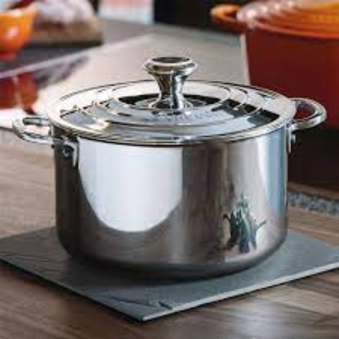 Le Creuset Signature 3 Ply Stainless Steel Stockpot - 24cm