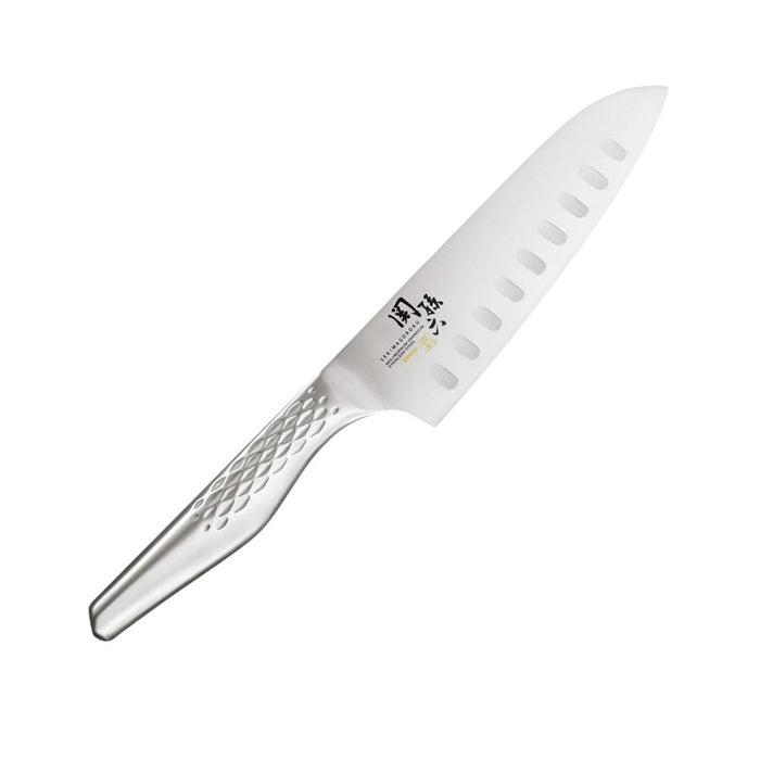 Seki Magoroku Shoso Granton Santoku Knife - 16.5cm