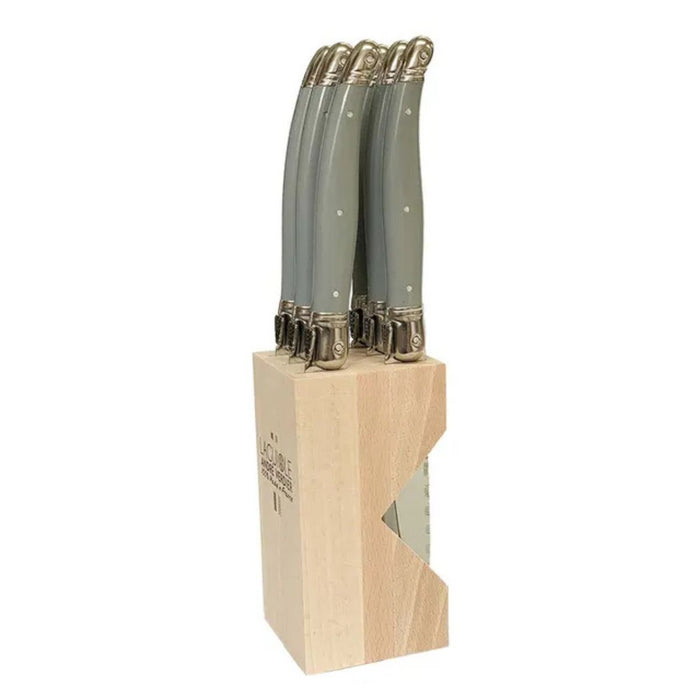 Andre Verdier Laguiole Knife Block - Set 6