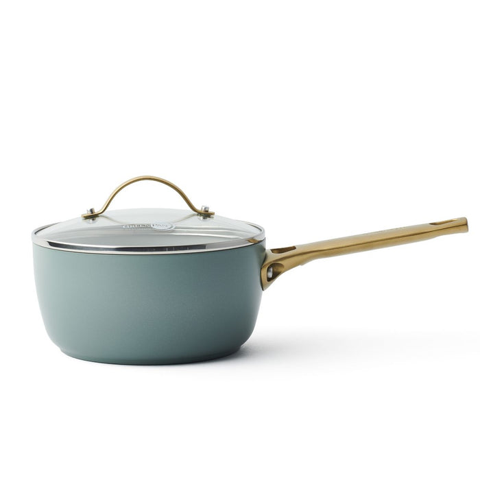 Greenpan Padova Covered Saucepan - 18cm/2L - Smokey Blue