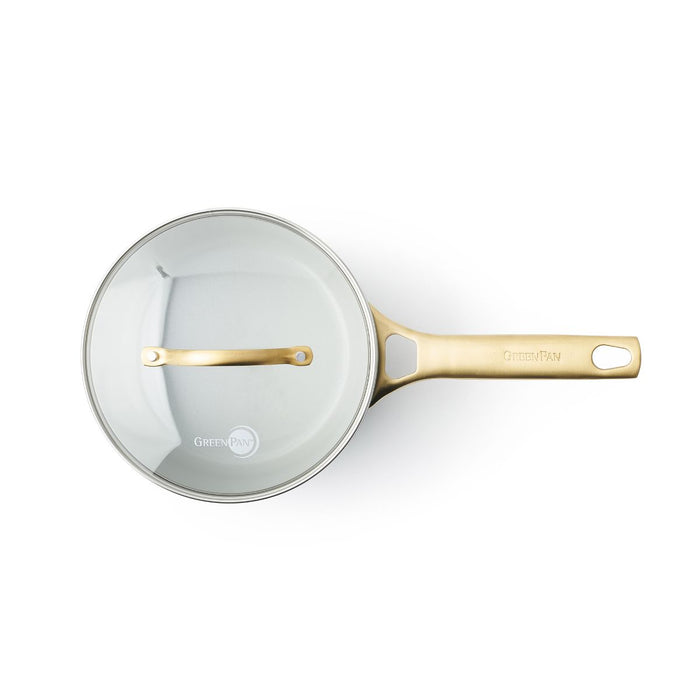 Greenpan Padova Covered Saucepan - 18cm/2L - Smokey Blue