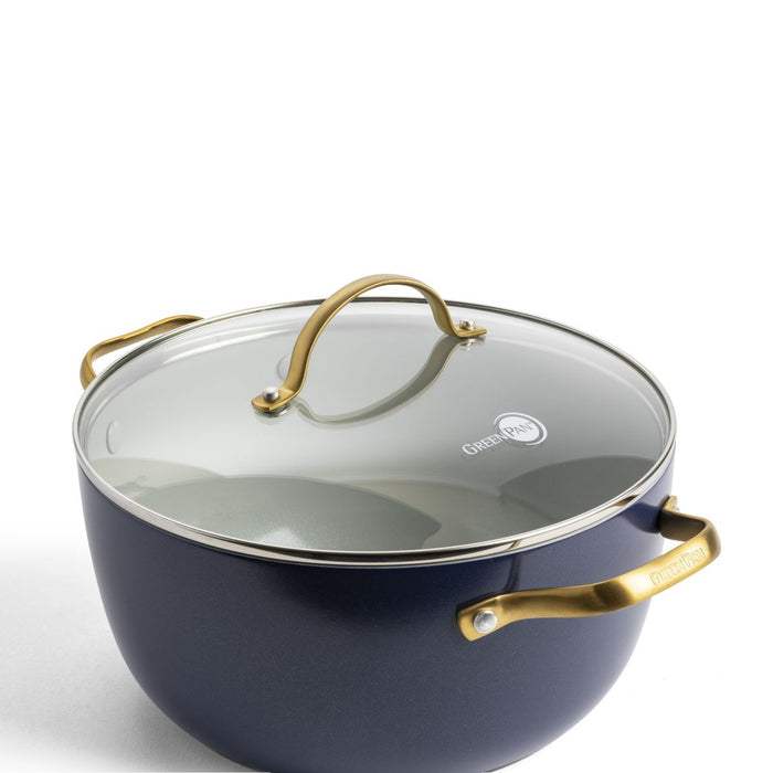 Greenpan Padova Covered Casserole - 24cm/4.7L - Navy Blue