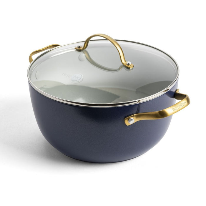 Greenpan Padova Covered Casserole - 24cm/4.7L - Navy Blue