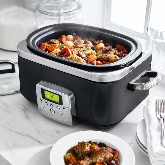 Greenpan Slow Cooker - 6L- Black