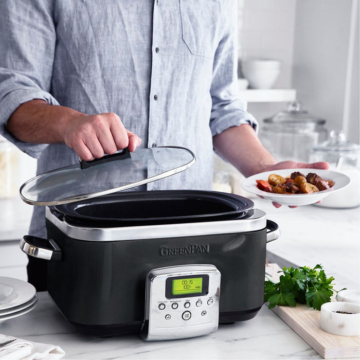 Greenpan Slow Cooker - 6L- Black