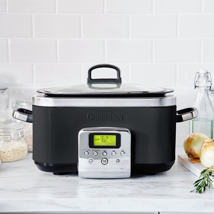 Greenpan Slow Cooker - 6L- Black