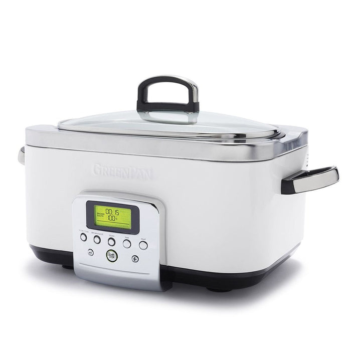 Greenpan Slow Cooker - 6L- Cloud Cream