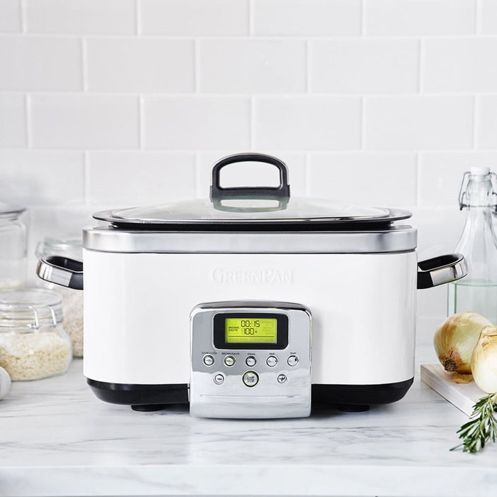 Greenpan Slow Cooker - 6L- Cloud Cream