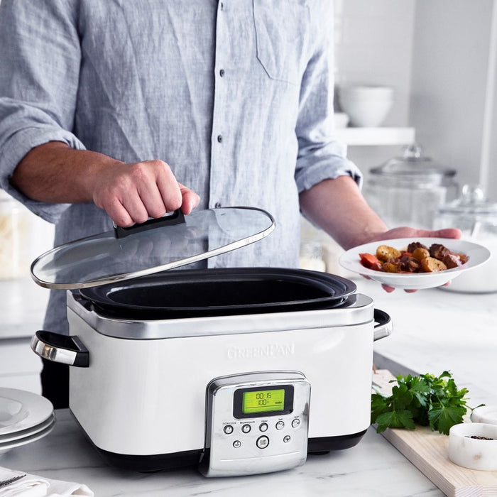 Greenpan Slow Cooker - 6L- Cloud Cream