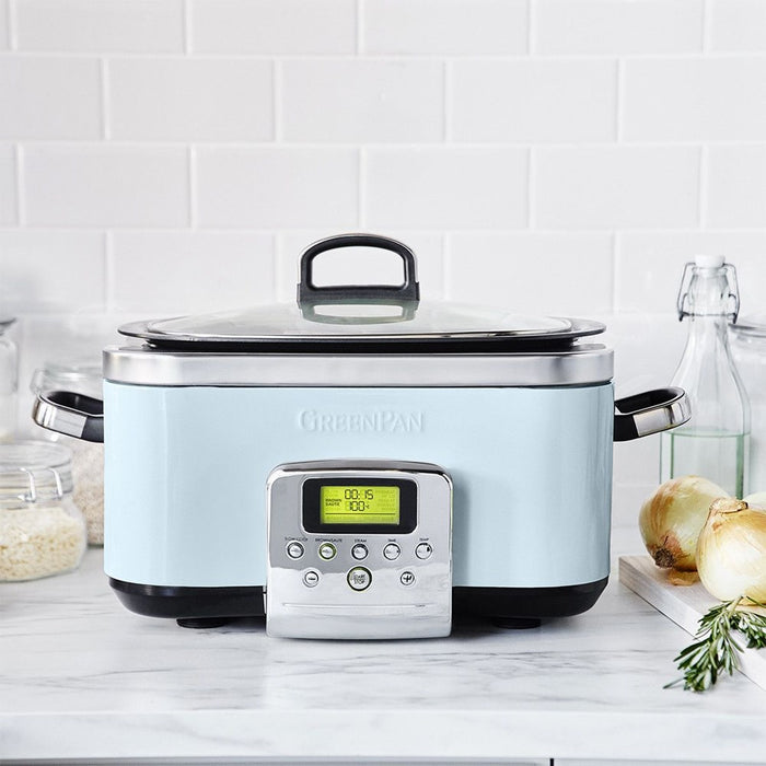 Greenpan Slow Cooker - 6L- Blue Haze