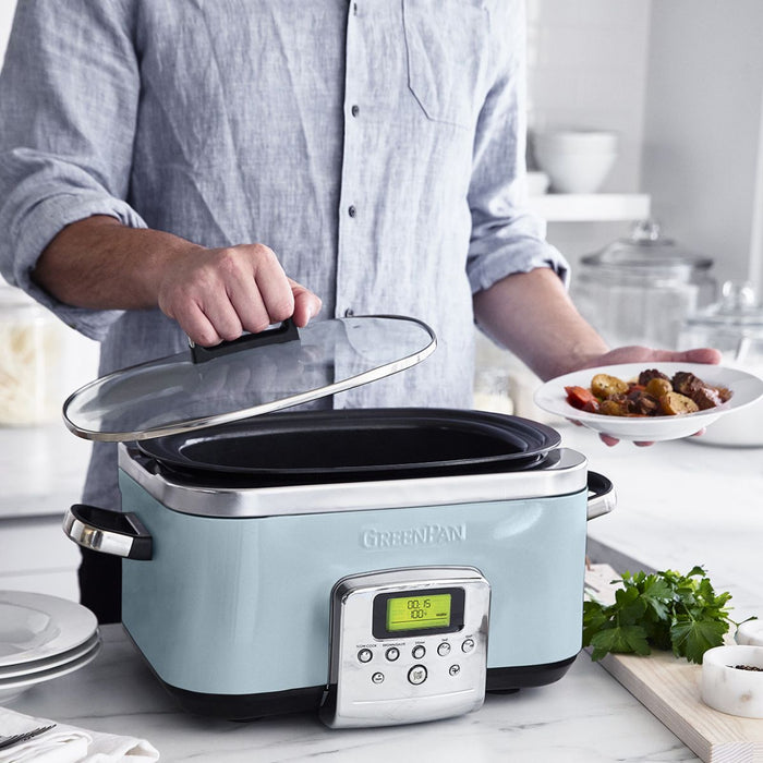 Greenpan Slow Cooker - 6L- Blue Haze