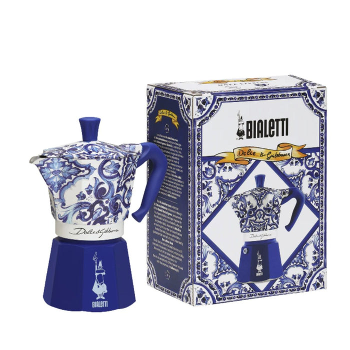 Bialetti Dolce&Gabbana Blu Mediterraneo Moka Express - 6 Cup