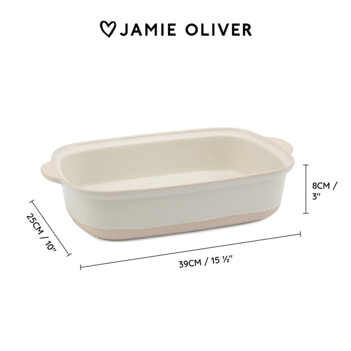 Jamie Oliver Big Love Epic Roaster - 39 x 25 x 8cm - White