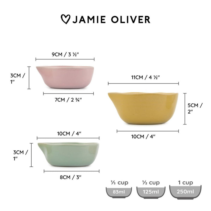 Jamie Oliver Big Love Pinch-Me Pots - Set of 3