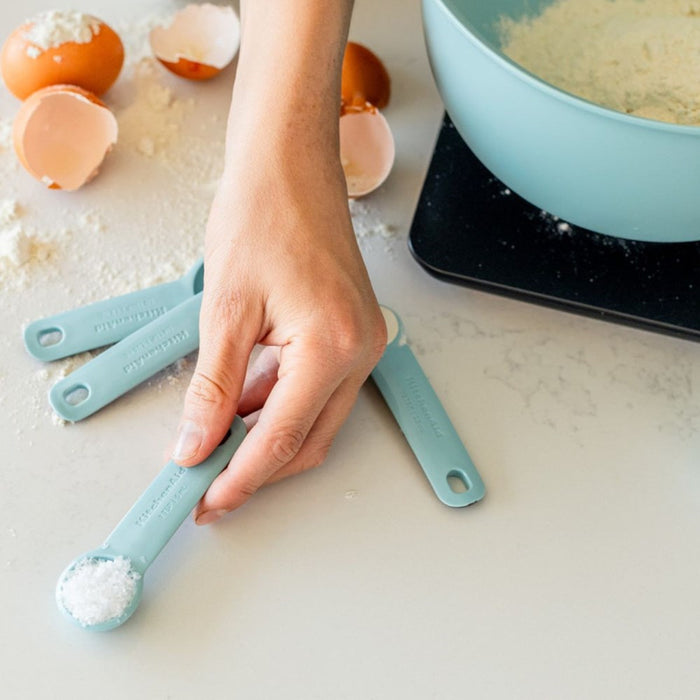 KitchenAid 5 piece Measuring Spoon Set - Mineral Water