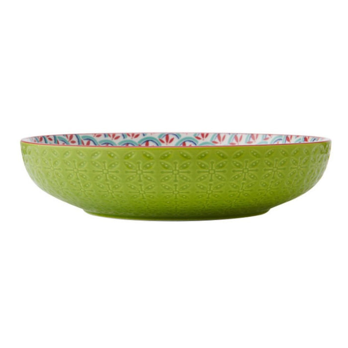 Mikasa Stoneware Bowl - 21cm - Geometric Line