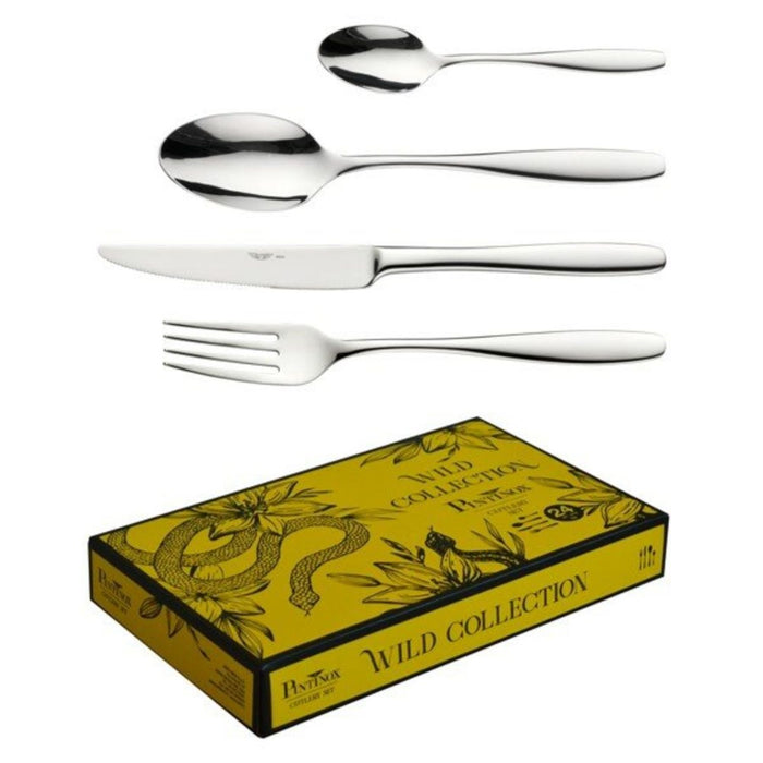 Pintinox Lion Cutlery Set - 24 Piece Giftboxed