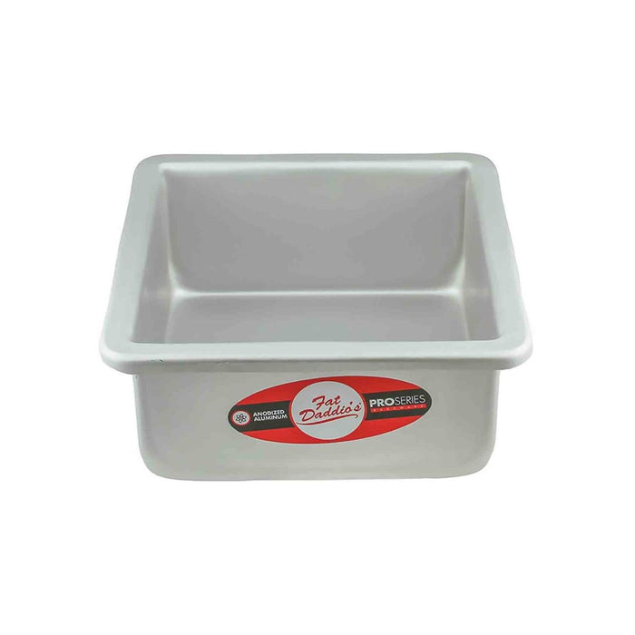 Fat Daddios Square Solid Bottom Cake Pan - 3 inch deep - 6 Sizes