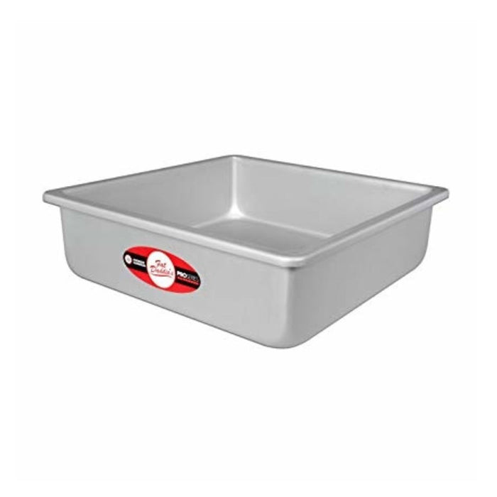 Fat Daddios Square Solid Bottom Cake Pan - 3 inch deep - 6 Sizes