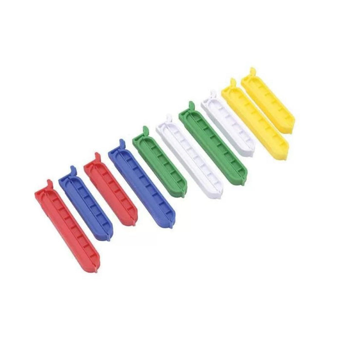 Dexam Plastic Bag Clips - Set of 10