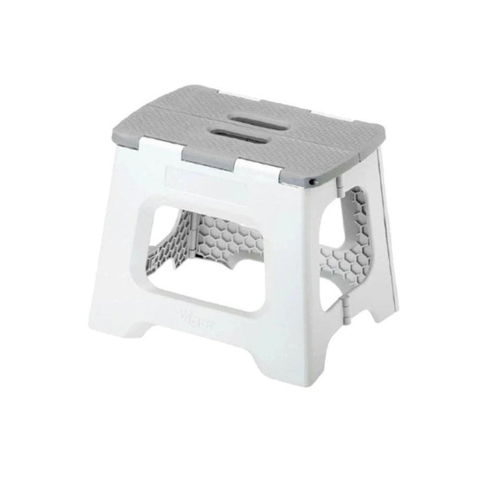 Vigar Compact Foldable Stool - Grey - 27cm