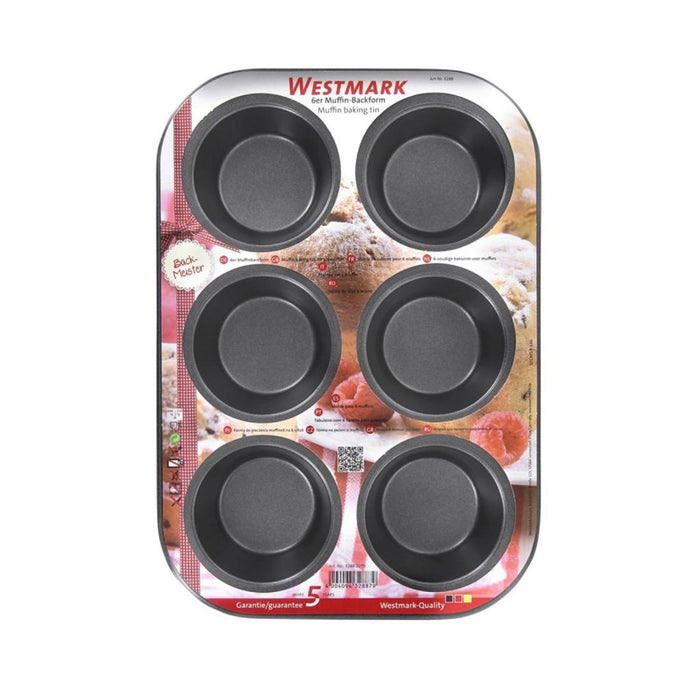 Westmark Muffin Baking Tin - 6 cup