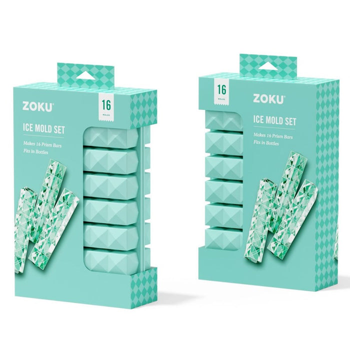 Zoku Prism Bottle Ice Trays - Set of 2