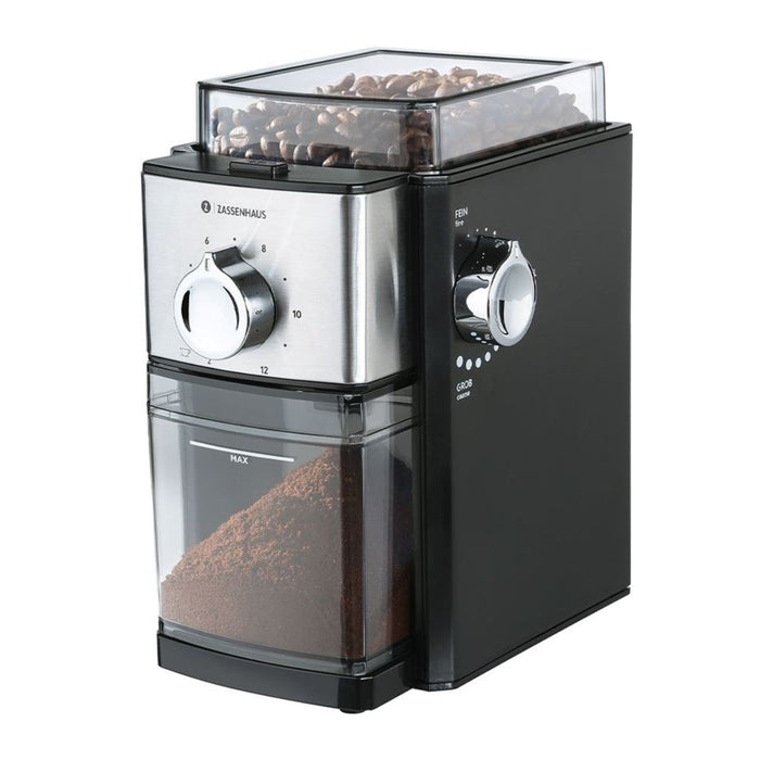 Zassenhaus Kingston Steel Electric Coffee Grinder