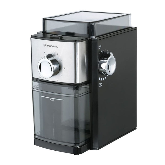 Zassenhaus Kingston Steel Electric Coffee Grinder