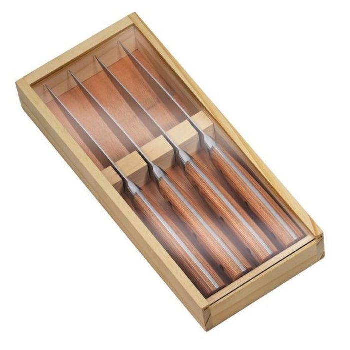 Zassenhaus Wood Handled Steak Knife Set - 4 Pieces