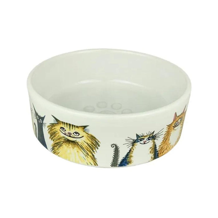 BIA Cordon Bleu Wags To Whiskers Cat Bowl